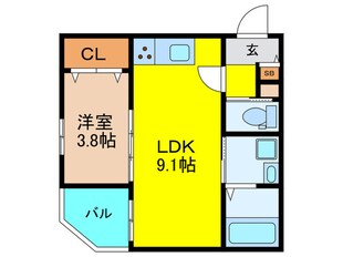 アレグリア香里園の物件間取画像